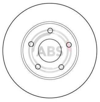 Гальмівний диск перед. Scorpio I 85-94 (260x24) A.B.S. 15788