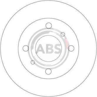 Тормозной диск перед. 200SX/Almera/G Series/Primera (88-21) A.B.S. 16063