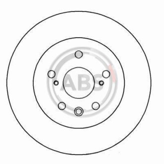 Тормозной диск задн. Camry/Scepter/RX 91-06 A.B.S. 16277