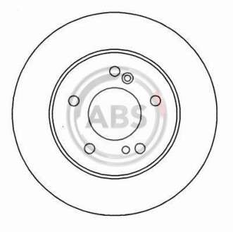 Гальмівний диск задн. W203/W208/W209/W202 (93-11) A.B.S. 16450