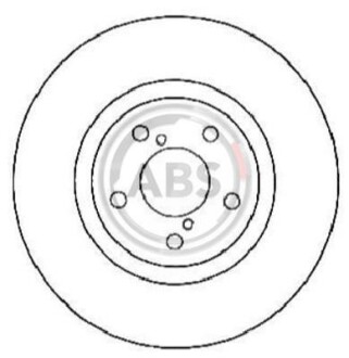 Тормозной диск перед. Subaru Forester/Legacy/Outback 03- (316x30) A.B.S. 17955