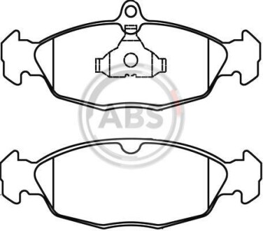 Гальмівні колодки пер. Combo/Corsa -01/Astra/Vectra -96/Lanos A.B.S. 36771