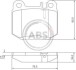 Тормозные колодки зад. MB M-class (W163) 98-05 (ATE) A.B.S. 37194 (фото 1)