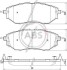 Тормозные колодки пер. Subaru Legacy IV/Outback 03- (akebono) A.B.S. 37502 (фото 1)