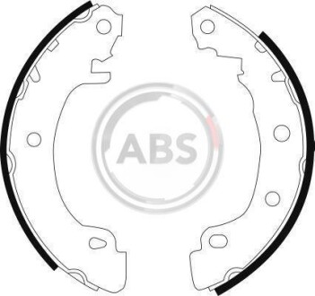 Гальмівні колодки зад. Renault Megane I 96-03,III 08- (Bendix) A.B.S. 8988