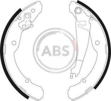 Гальмівні колодки зад. Beetle/Caddy/Jetta/Octavia/Roomster (95-21) A.B.S. 9042