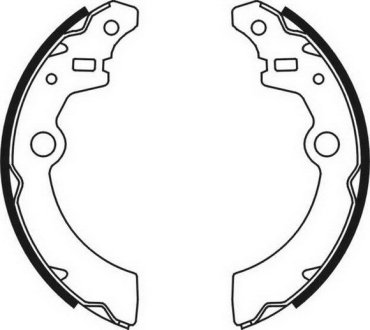 Гальмівні колодки, барабанні ABE C08021ABE