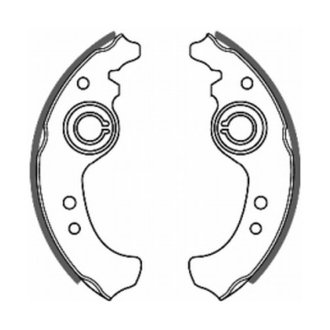 Гальмівні колодки, барабанні ABE C0F001ABE