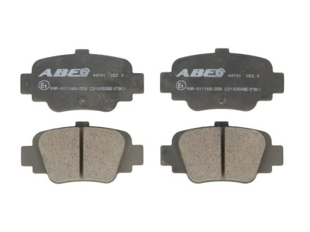 Комплект гальмівних колодок ABE C21035ABE