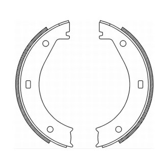 Тормозные колодки, барабанные ABE CRB005ABE