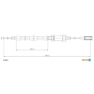 Трос ручного тормоза ADRIAUTO 11.0280.1