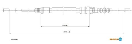 Тросик ADRIAUTO 3502281