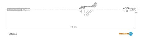 Трос ручного гальма ADRIAUTO 5202321