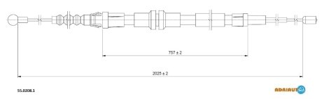 Тросик ADRIAUTO 5502081