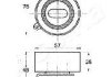 Ролик модуля натяжителя ремня ASHIKA 45-02-226 (фото 2)