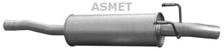 Задній. глушник,випускна сист. ASMET 02054