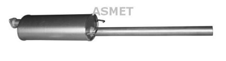 Центр. глушник,випускна сист. ASMET 07187