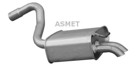 Задній. глушник,випускна сист. ASMET 07204