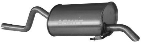 Задній. глушник,випускна сист. ASMET 10059