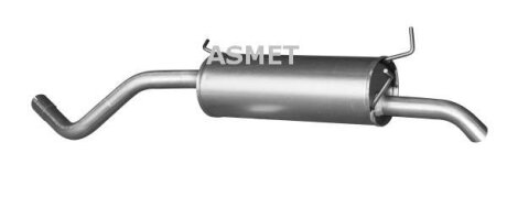 Задній. глушник,випускна сист. ASMET 10086
