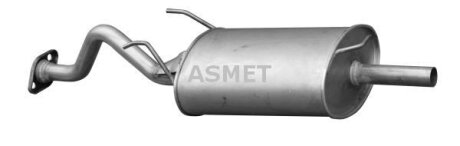 Задній. глушник,випускна сист. ASMET 13022