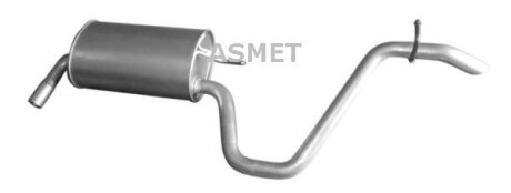 Задній. глушник,випускна сист. ASMET 28014