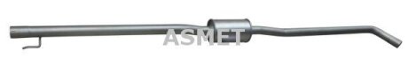 Передній глушник,випускна сист ASMET 30015