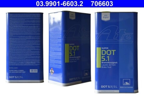 Гальмівна рідина DOT5.1 ATE 03990166032