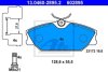 Комплект гальмівних колодок ATE 13046028952 (фото 1)