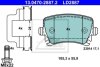 Комплект гальмівних колодок ATE 13047028872 (фото 1)