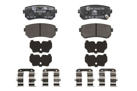 Колодки тормозные дисковые керамические, к-кт ATE 13047057802