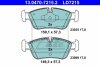 Комплект гальмівних колодок ATE 13047072152 (фото 1)