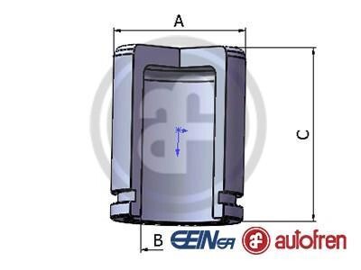 Поршень суппорта зад Jumper/Ducato/Daily III/Master II 46x59,55 AUTOFREN D025280