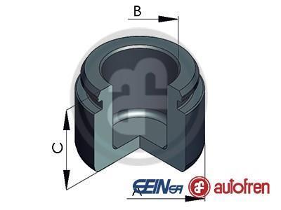 Поршень супорта пер. A6 C7/A7 11-/Q7 07-(32x32mm)(Brembo) AUTOFREN D025658