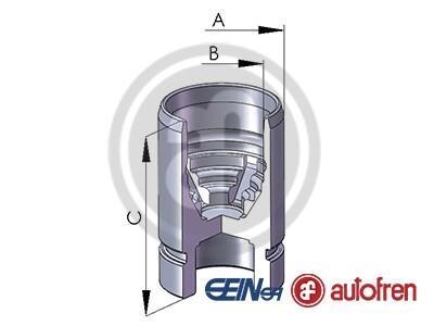 Поршень суппорта зад MAZDA 626/323/MX-6 (30x45,5) 89-04 AUTOFREN D02589