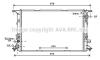 Радіатор, Система охолодження двигуна CLEVER FIT AVA COOLING AI2328 (фото 1)