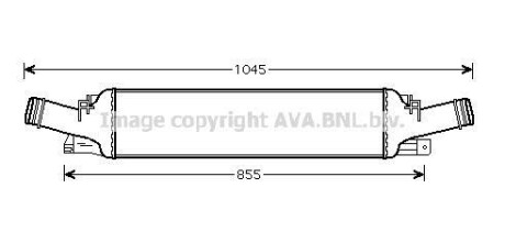 Охладитель наддувочного воздуха AVA COOLING AI4294