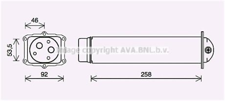 Охладитель наддувочного воздуха AVA COOLING AI4416