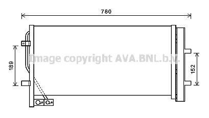 Радиатор кодиционера AVA COOLING AI5382D