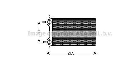 Радиатор отопителя салона Audi A4 04>08 AVA AVA COOLING AIA6223