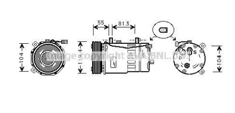 Компрессор AVA COOLING AIAK003