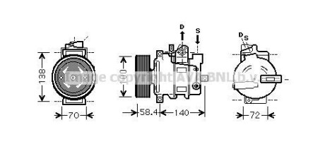 Компрессор AVA COOLING AIAK262