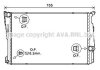 Радіатор, Система охолодження двигуна AVA COOLING BW2546 (фото 1)
