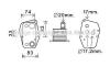 Радиатор масляный BMW 3 E46, E90 (98-), 5 E39, E60 (96-), X3 E83 (04-) 2.0D (BW3 AVA COOLING BW3555 (фото 1)