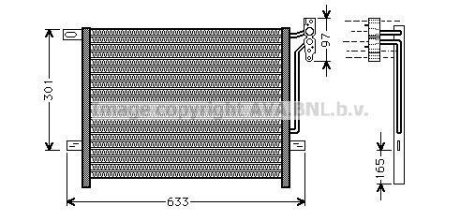 Радиатор кодиционера AVA COOLING BW5203