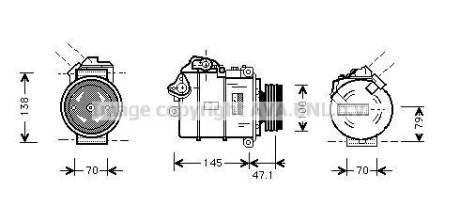 Компрессор AVA COOLING BWAK306