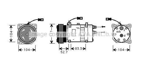 Компрессор AVA COOLING CNAK222