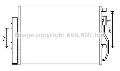 Радіатор кондиціонера AVA COOLING CTA5048D