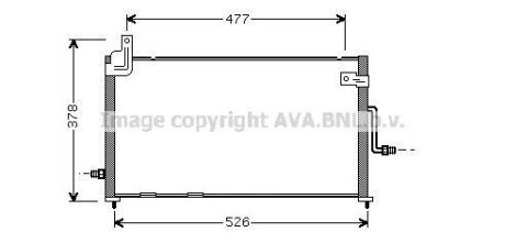Радіатор кодиціонера AVA COOLING DW5044