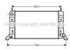 Радиатор, система охлаждения двигателя AVA COOLING FD2078 (фото 1)